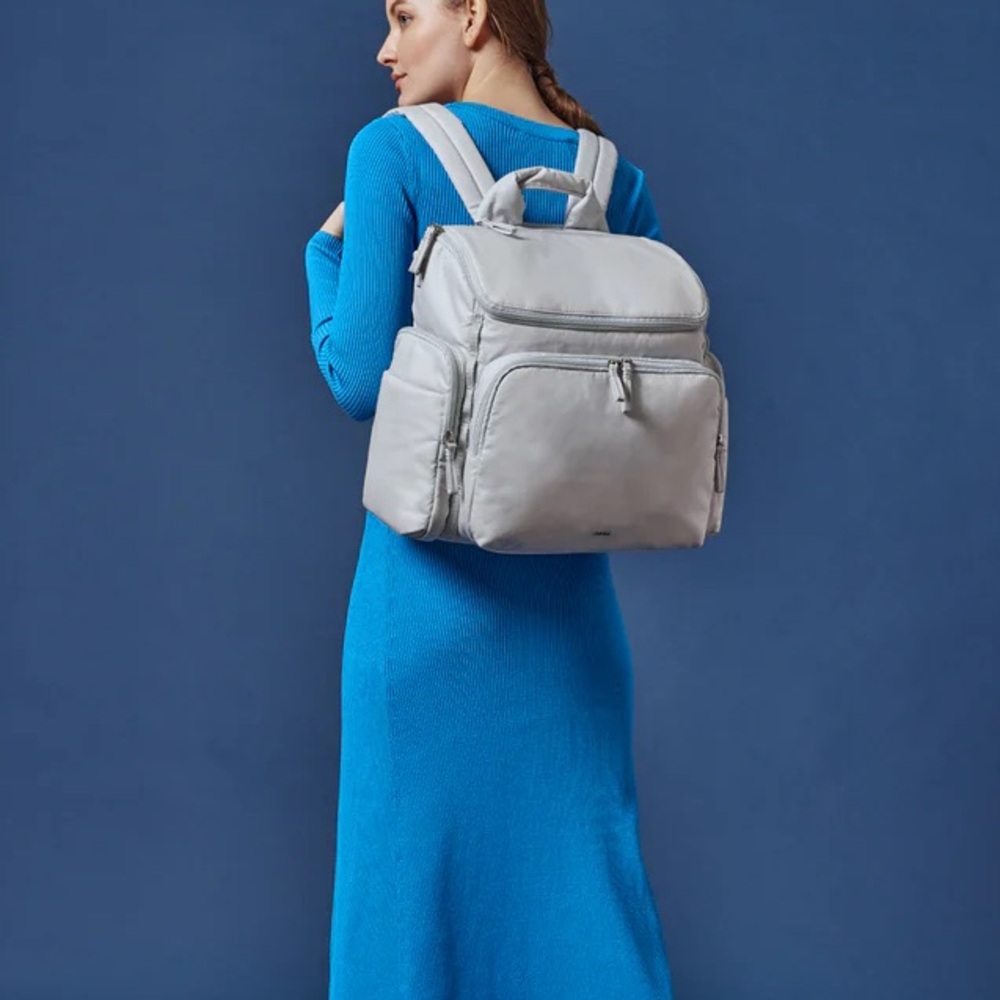 CARAA large baby bag organic cotton in dove - Picture 6 of 14